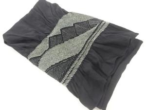 正絹　絞り若松模様男物兵児帯